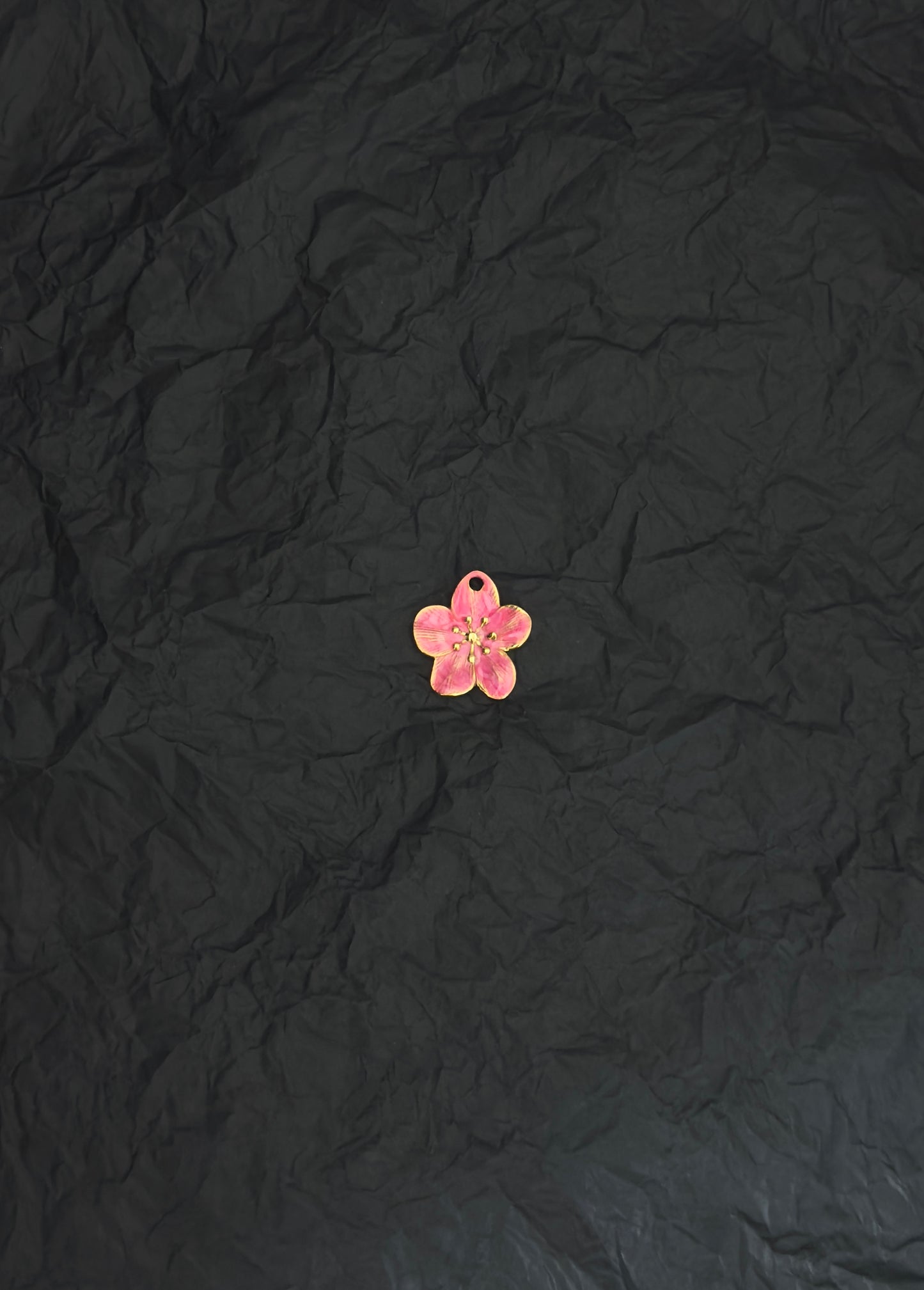 Pink Flower Charm