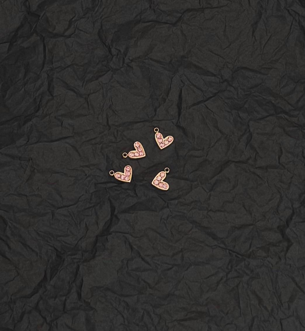 CZ Mini Heart Charm