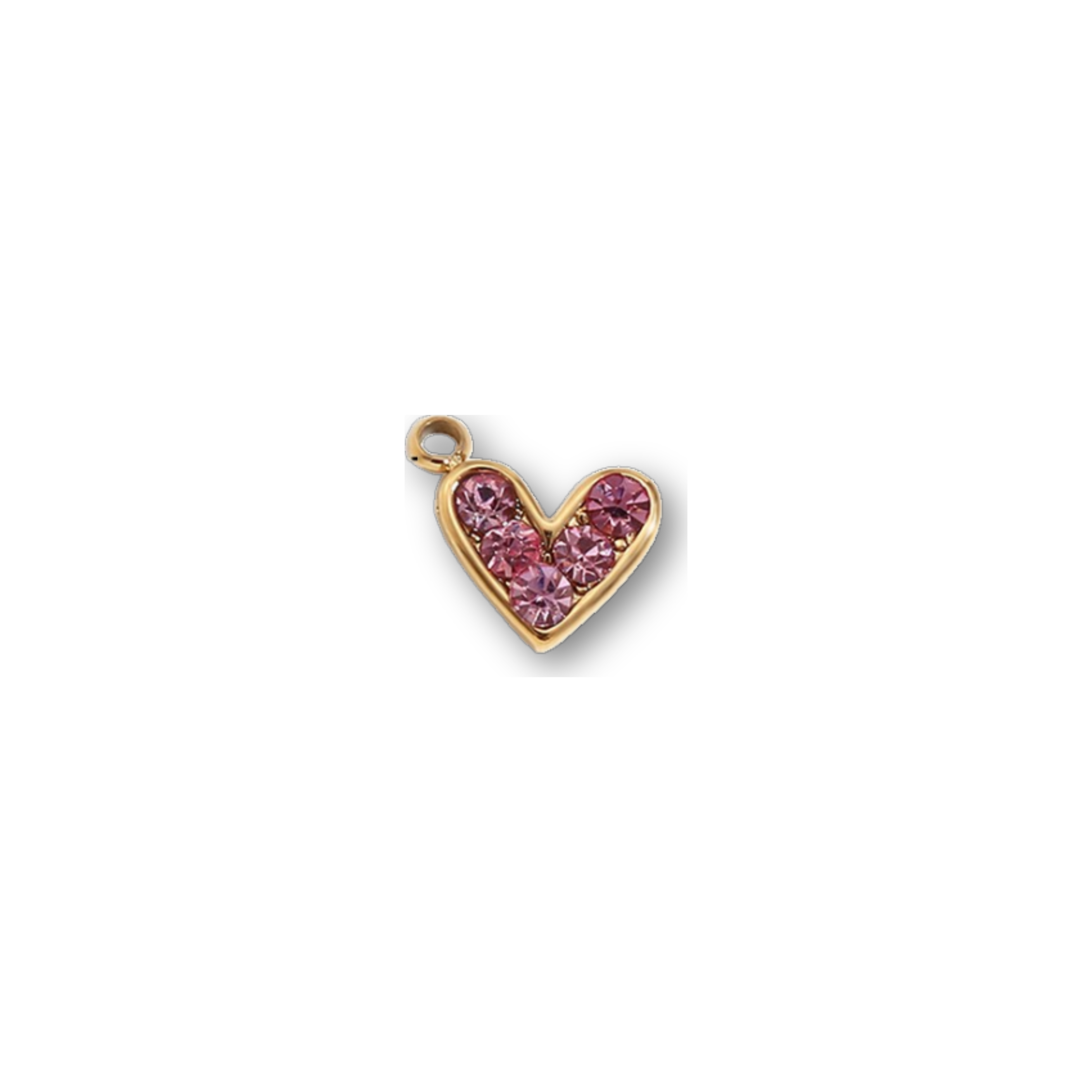 CZ Mini Heart Charm