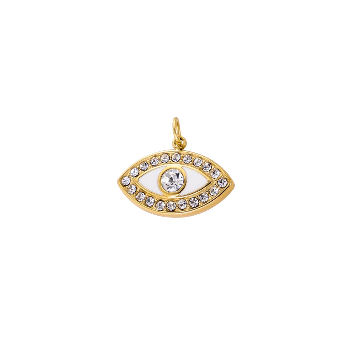 CZ Evil Eye Charm