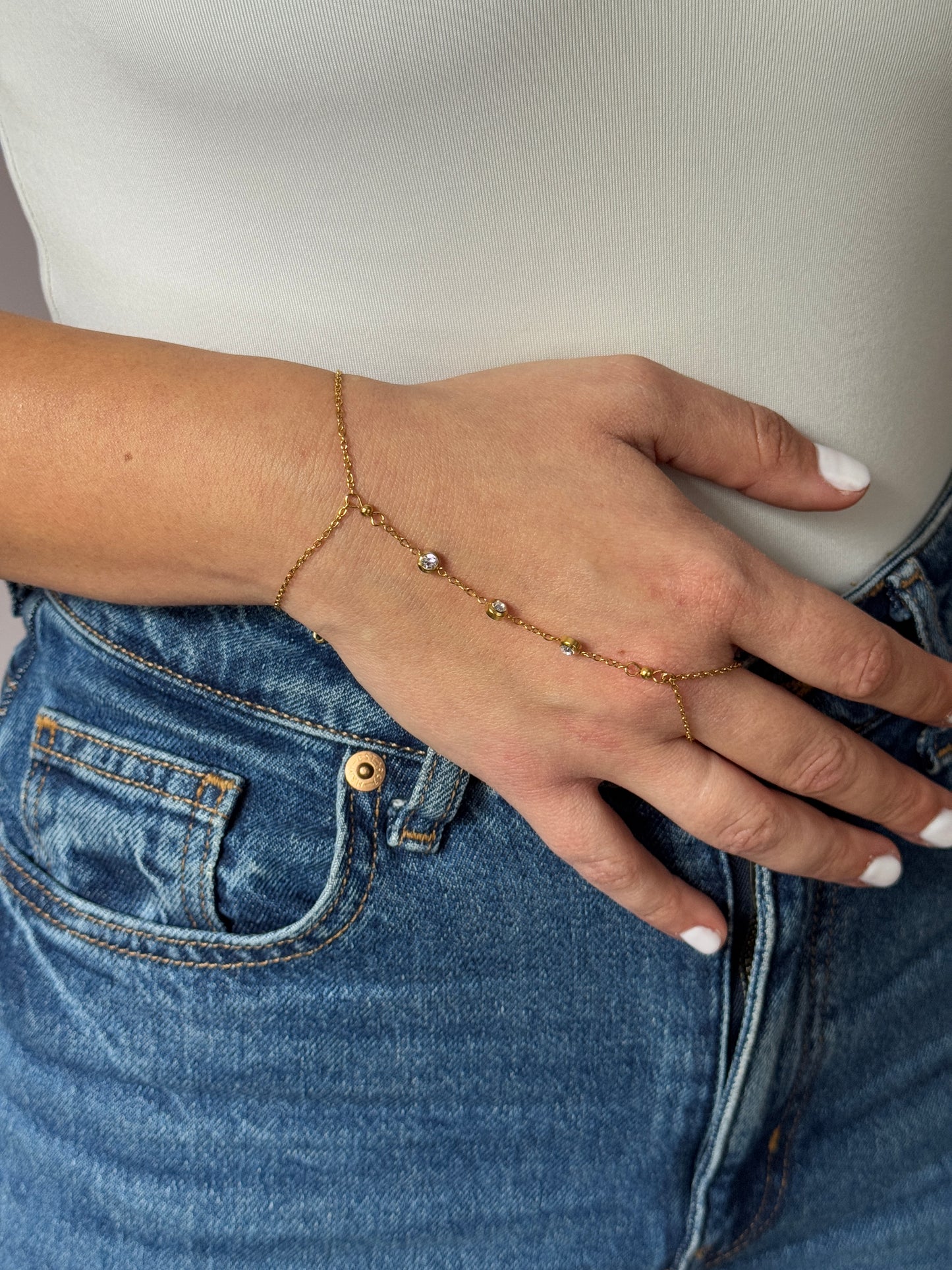 Aisha CZ Hand Chain