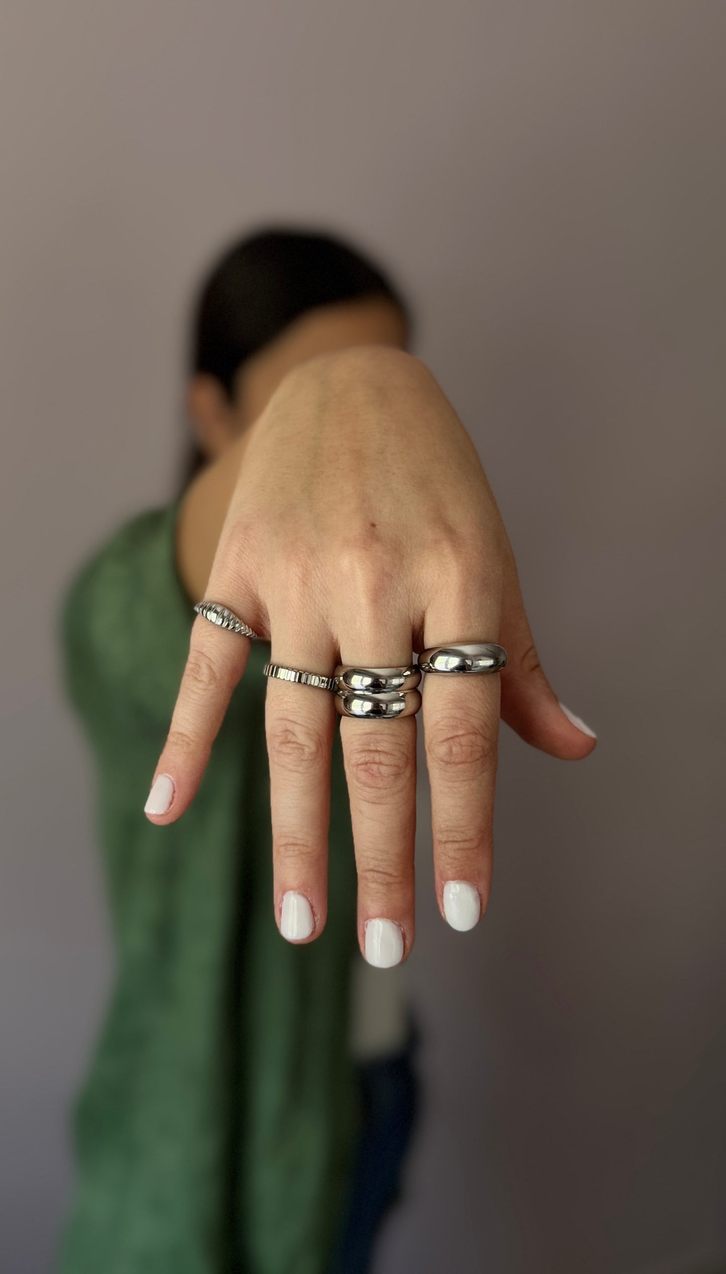 Dome Silver Ring
