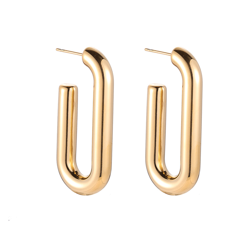 Kayla Golden Hoops - aolani jewellery