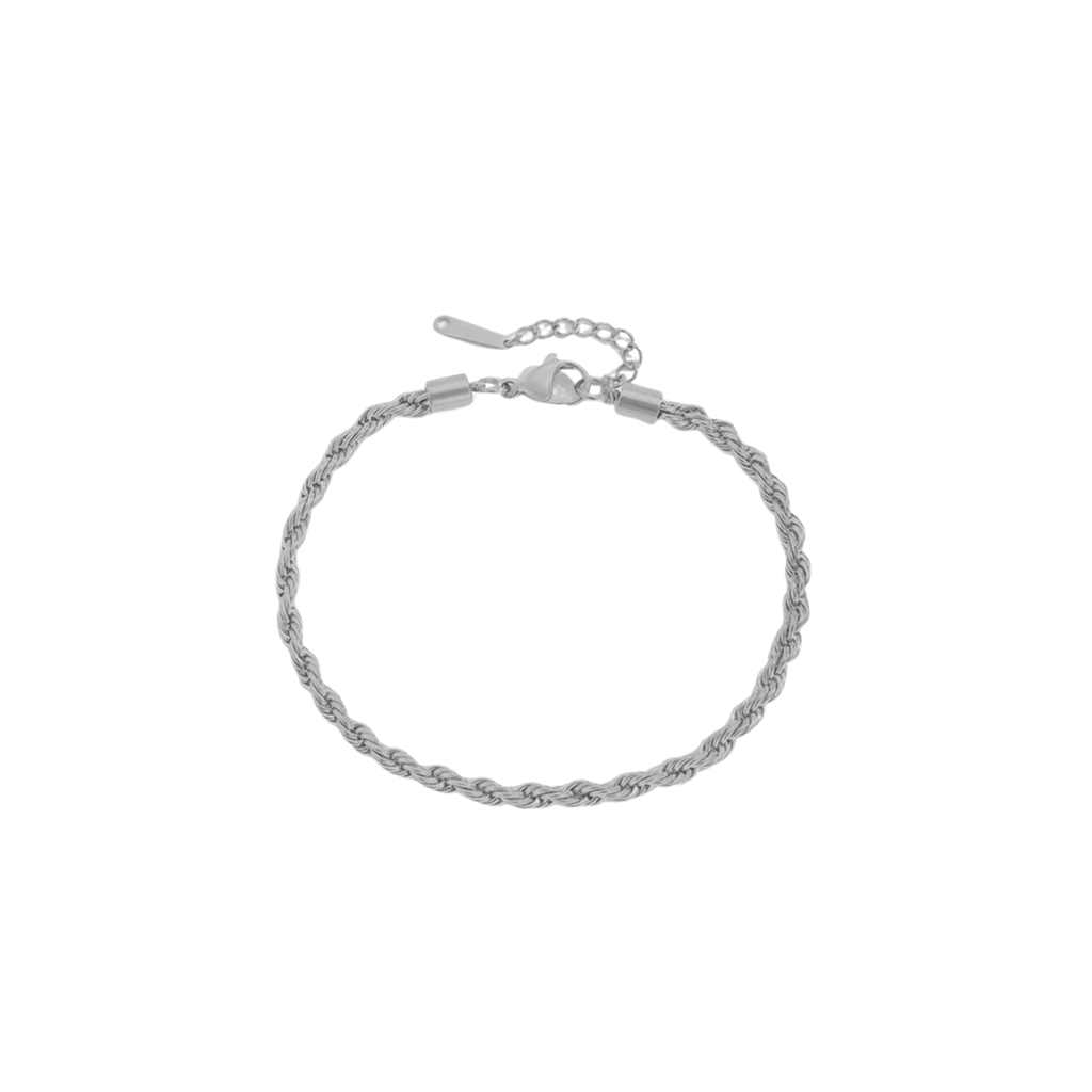 Figaro Silver Chain Bracelet