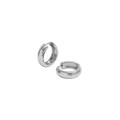 12mm Silver Huggies
