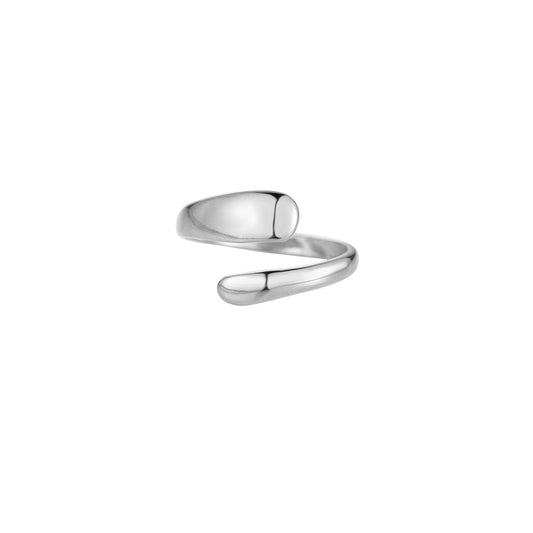 Clumsy Ouroboros Silver Ring - aolani jewellery