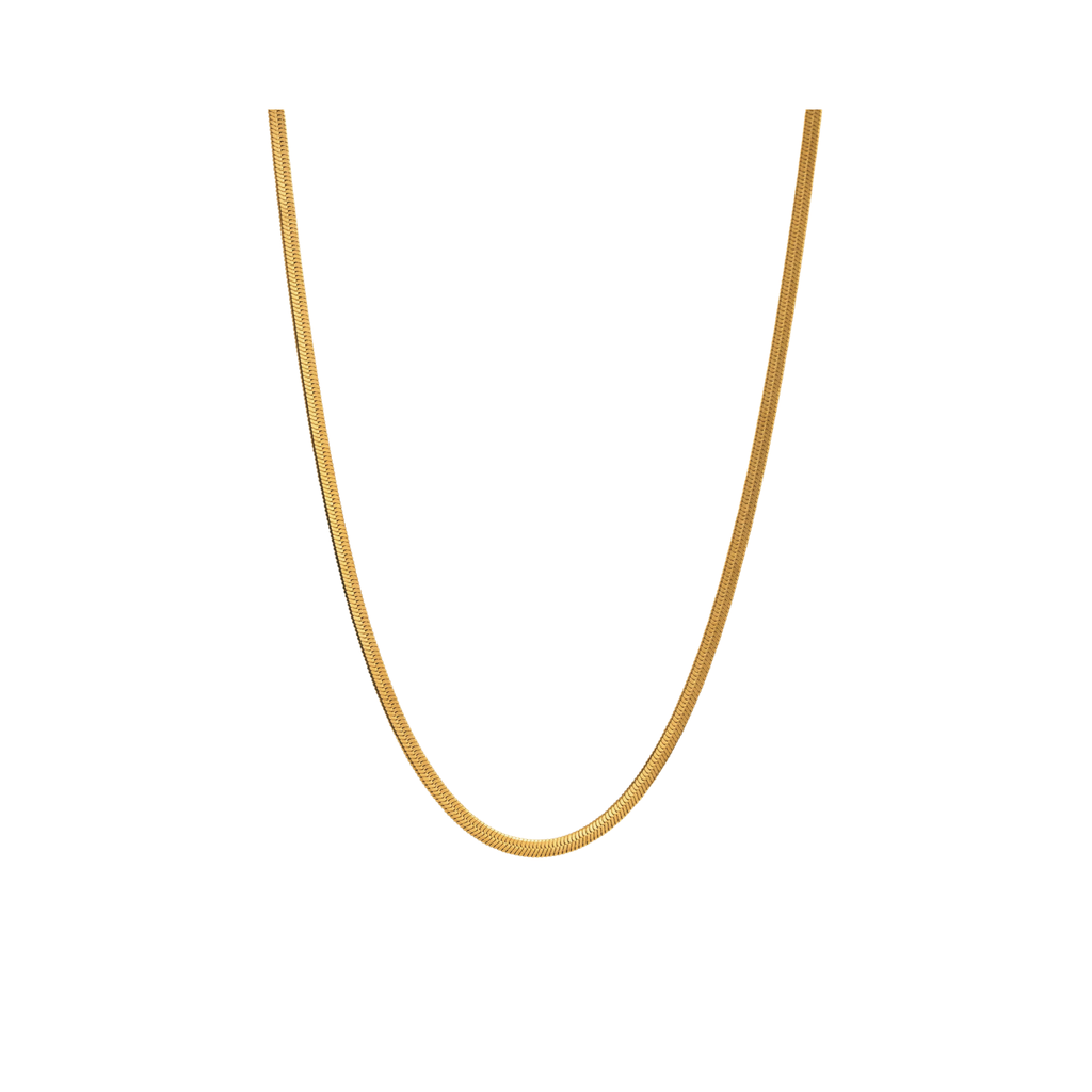 Medusa 2mm Golden Necklace