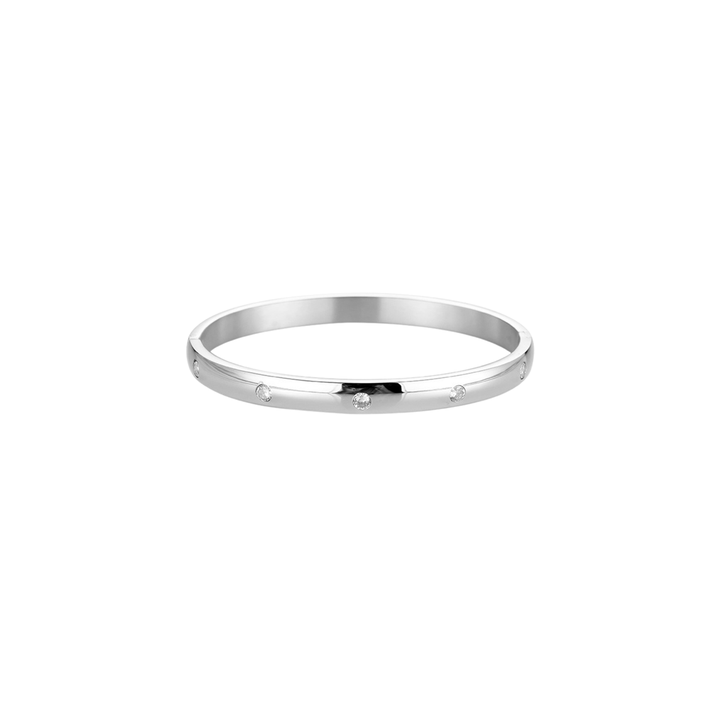 Adele Silver Bangle