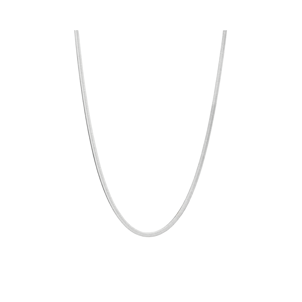 Medusa 2mm Silver Necklace