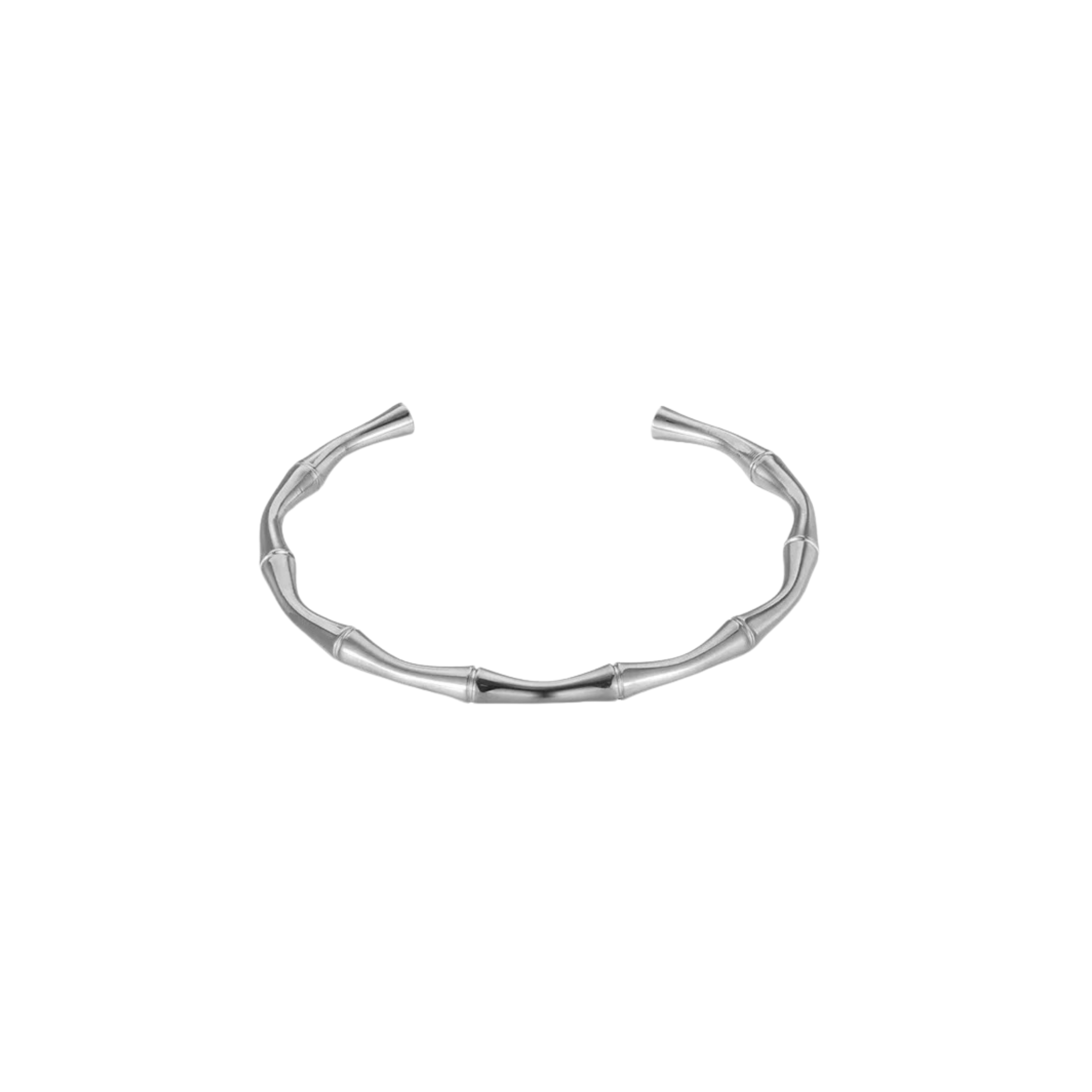 Bamboo Silver cuff