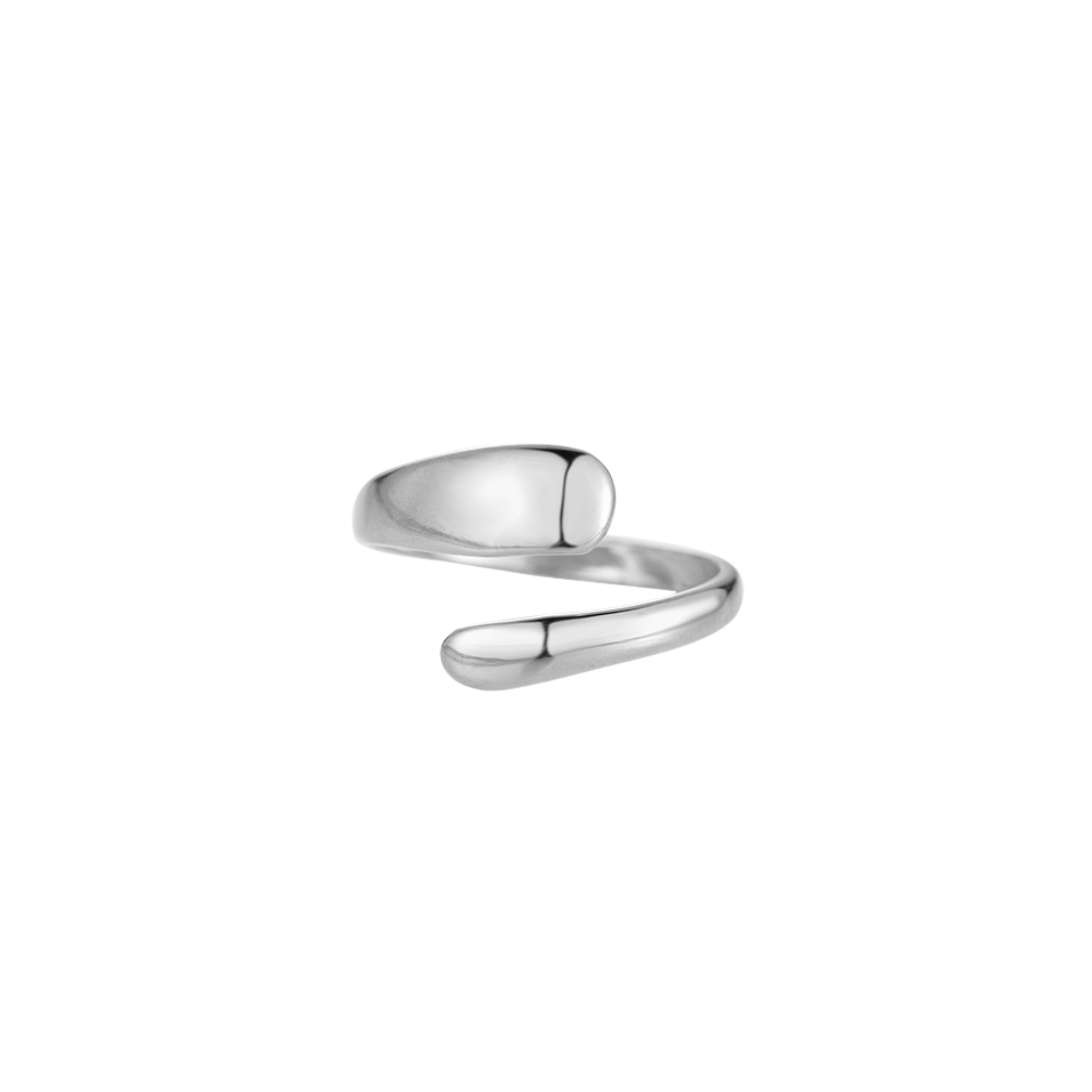 Clumsy Ouroboros Silver Ring