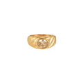 Oval CZ Ring