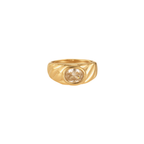 Oval CZ Ring
