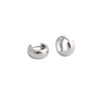 8mm Silver Huggies