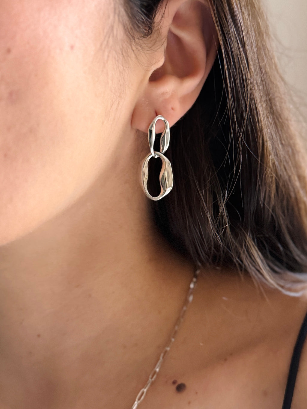 Lucy Link Drop Earrings