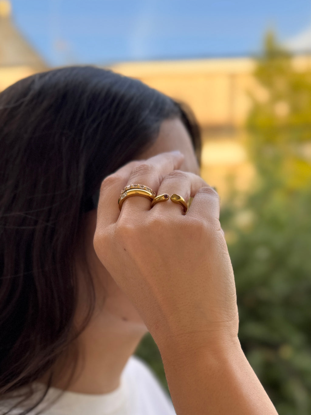 Dual Gem Ring