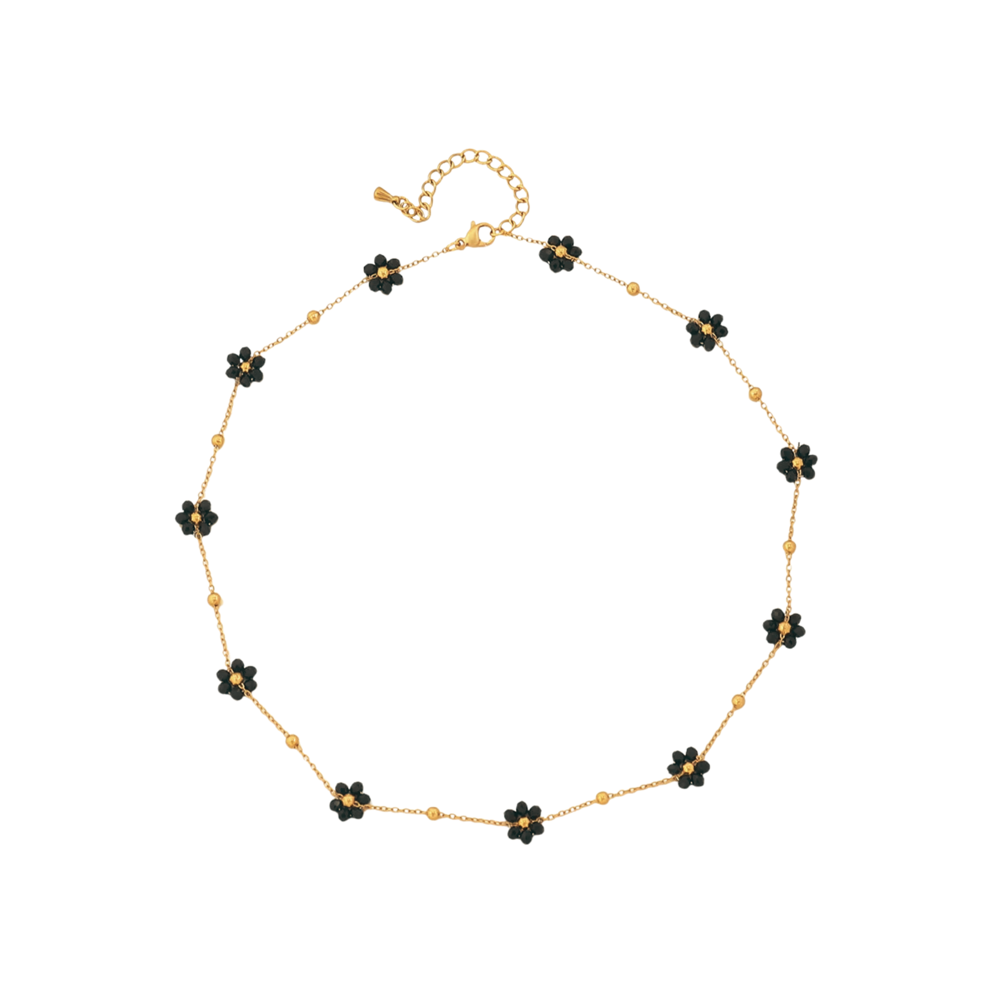 Fleur Golden Necklace