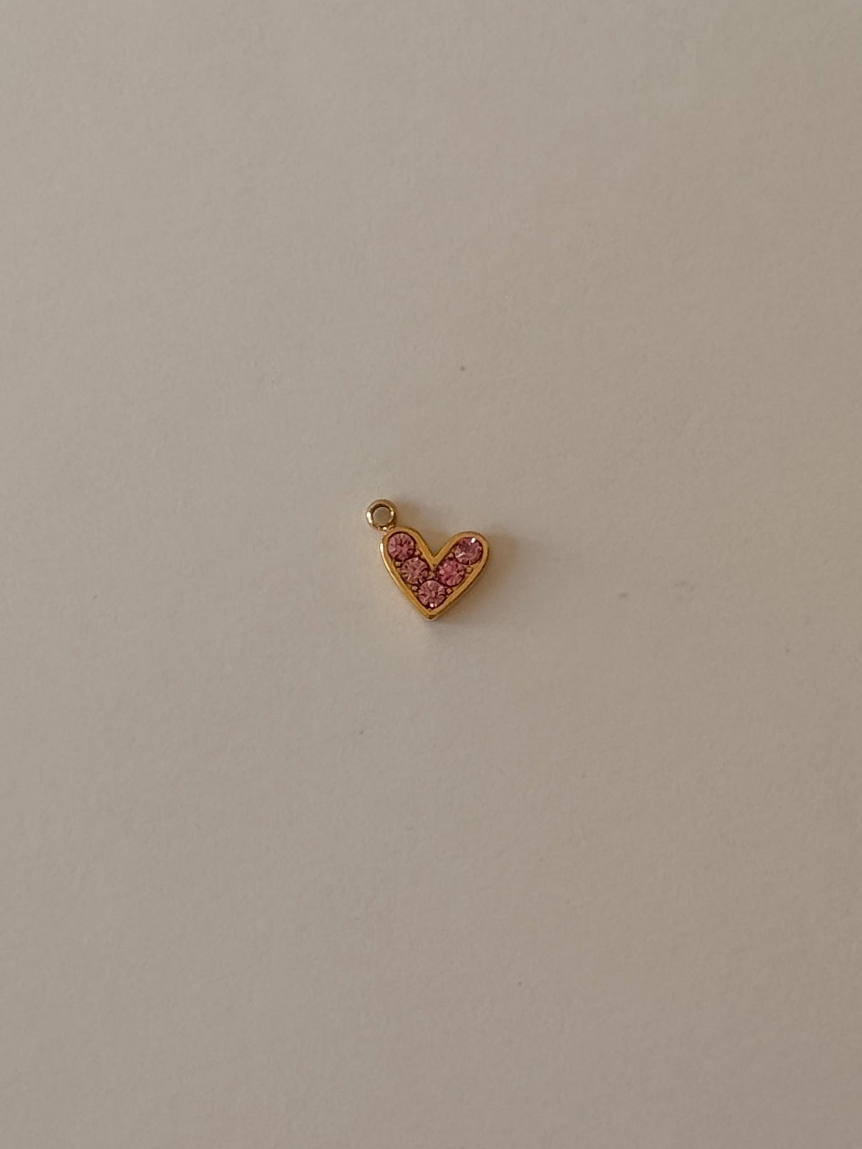 CZ Mini Heart Charm