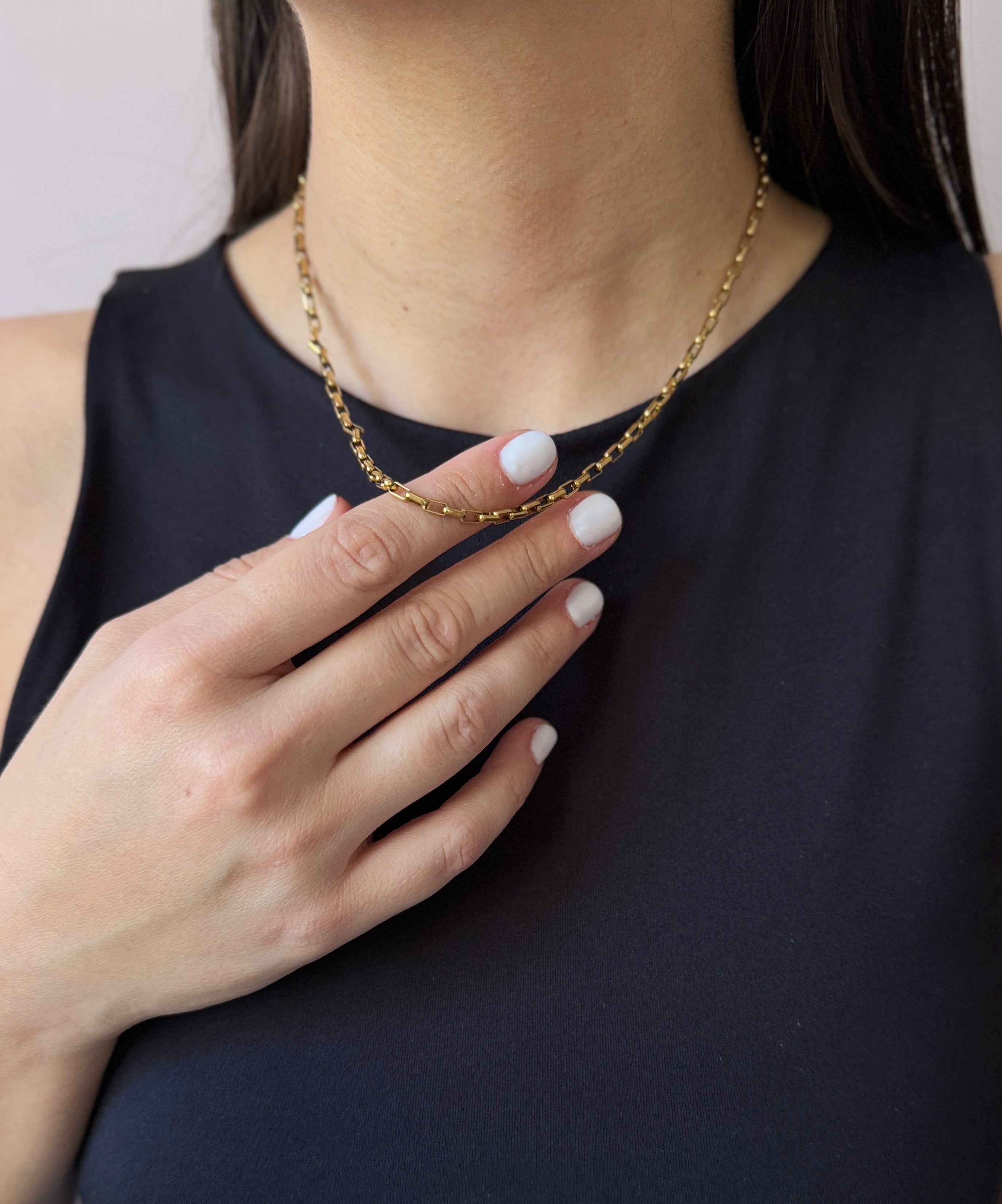 Chunky Paperclip Necklace