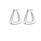 Mini Hailey Silver Hoops