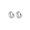 8mm Silver Huggies