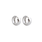 8mm Silver Huggies