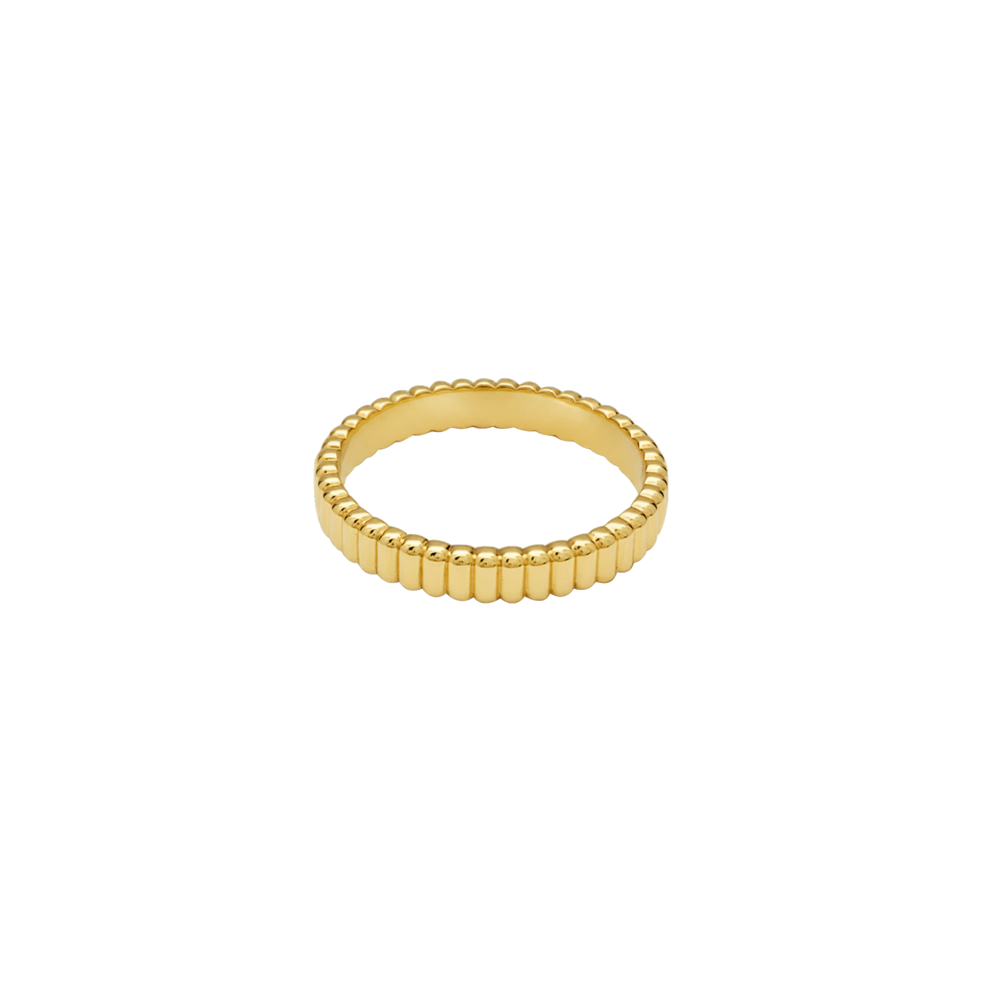 Ribbed Golden Band