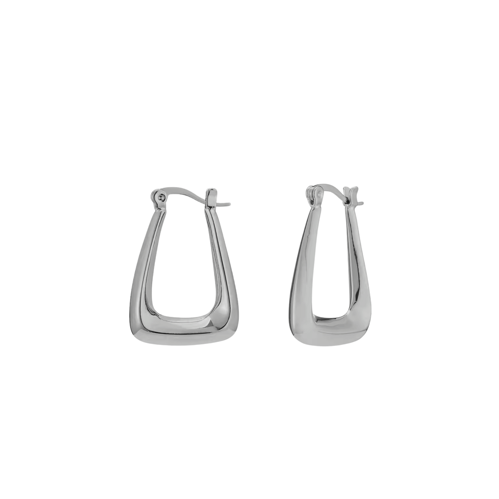 Hailey Silver Hoops