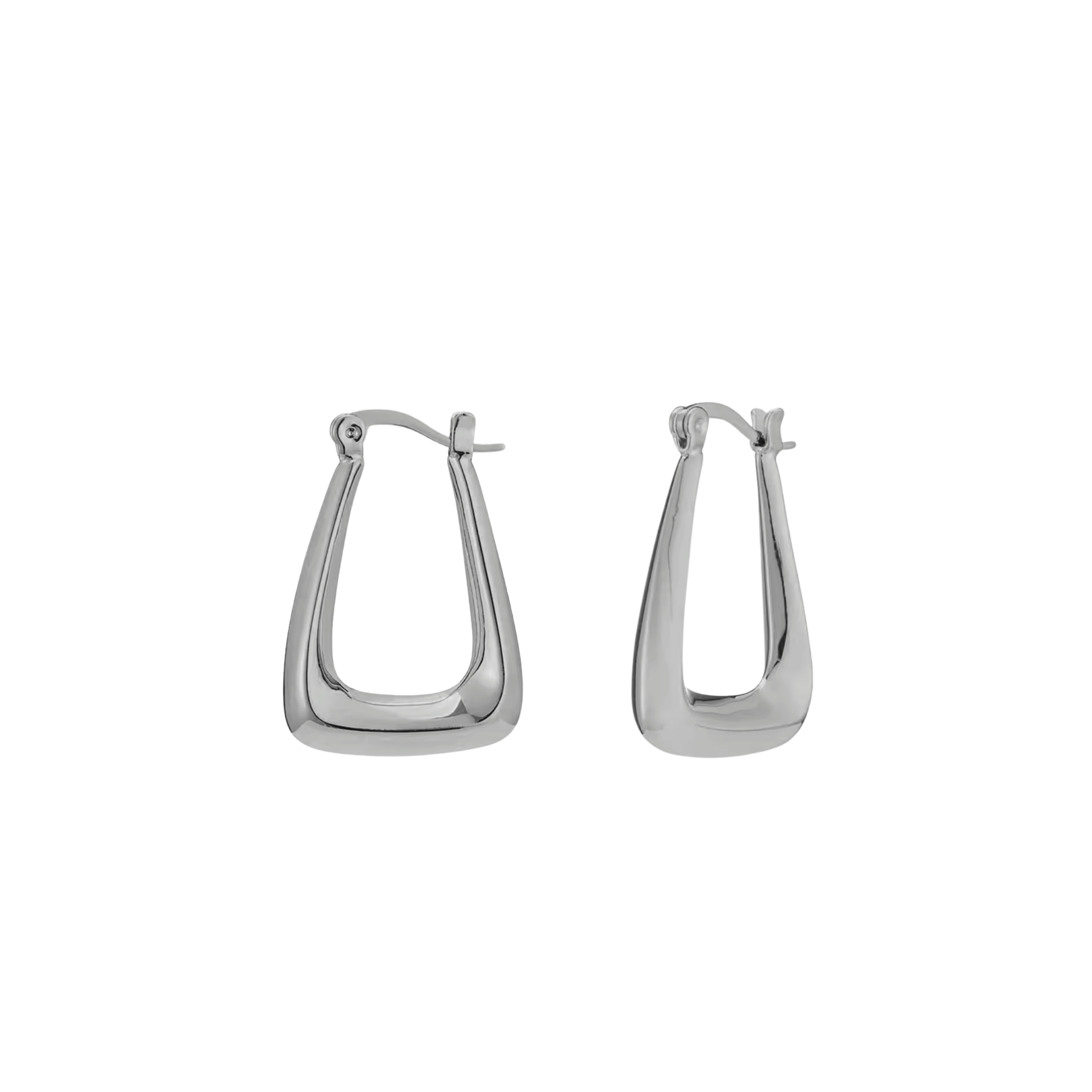 Hailey Silver Hoops