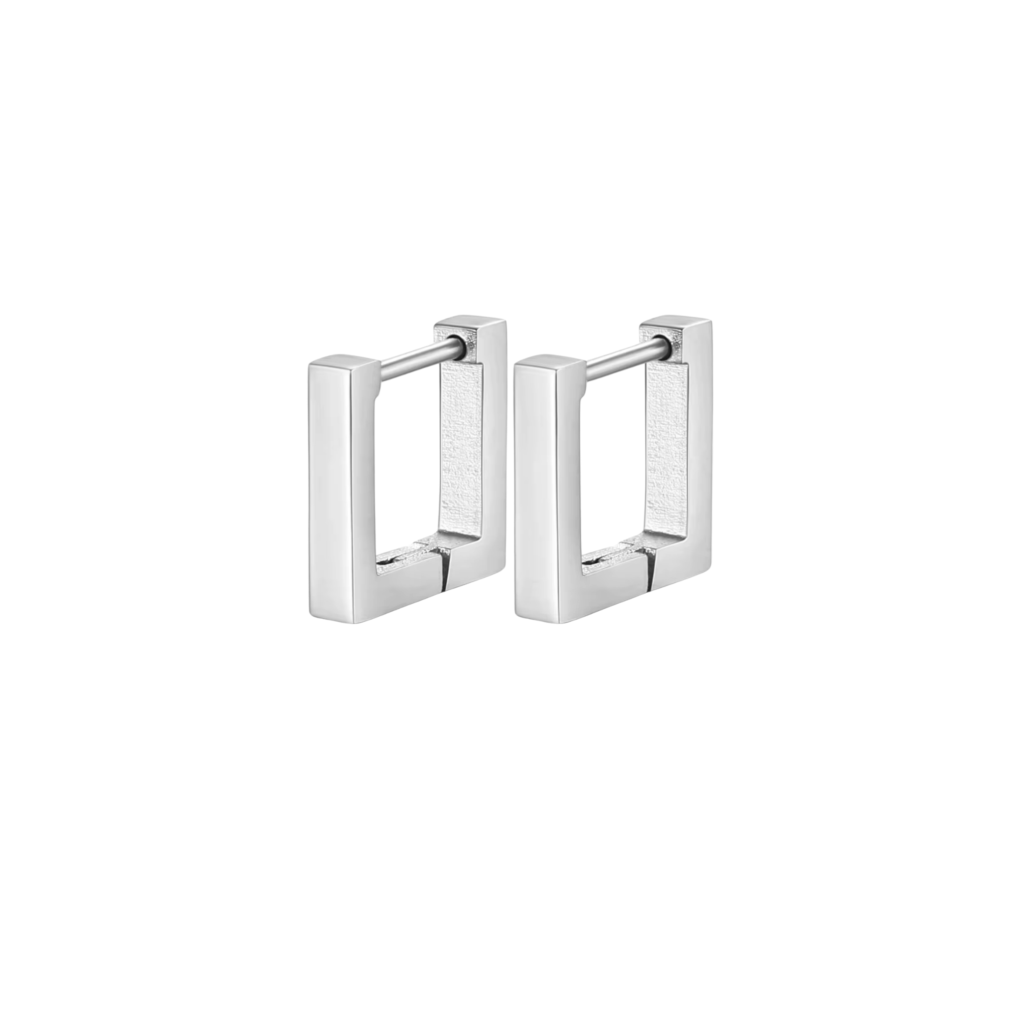 Blanc Carré Earrings