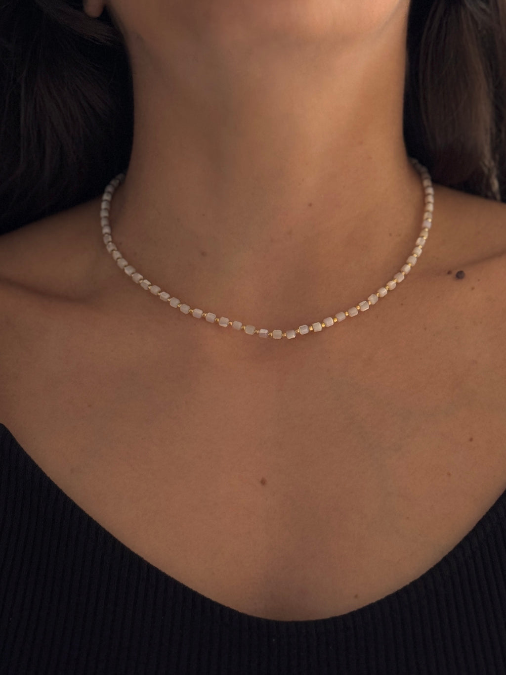 Lilac Bead Necklace