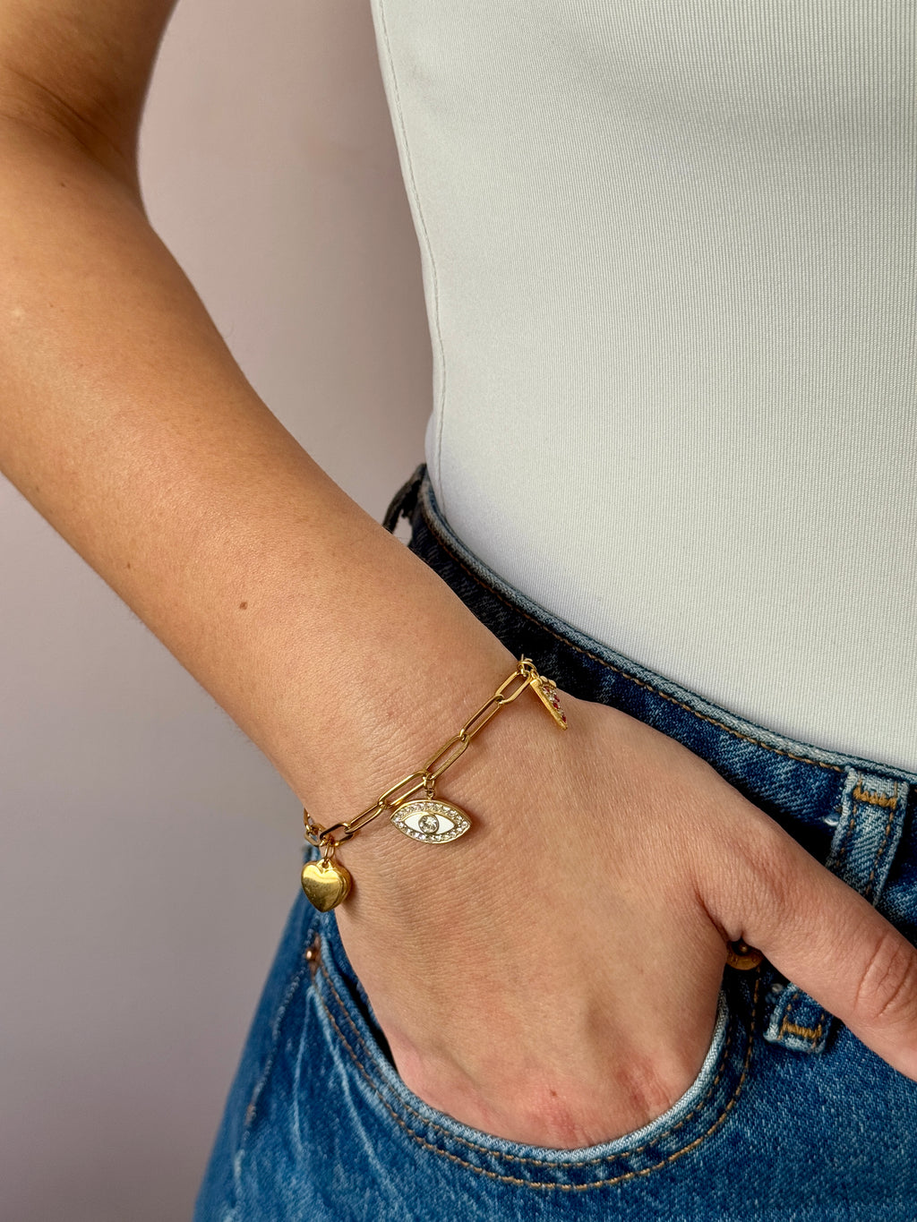 Paperclip Chain Bracelet