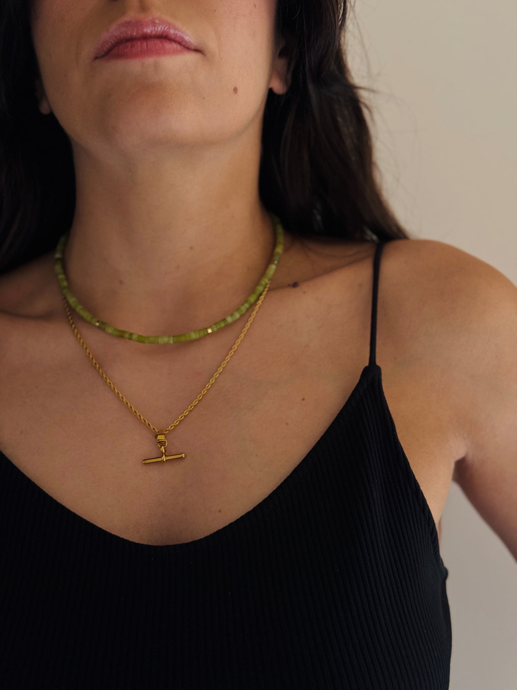 Olive Jade Necklace