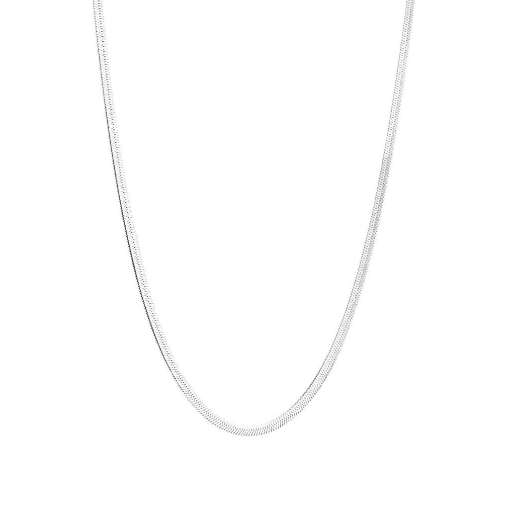 Medusa 2mm Silver Necklace