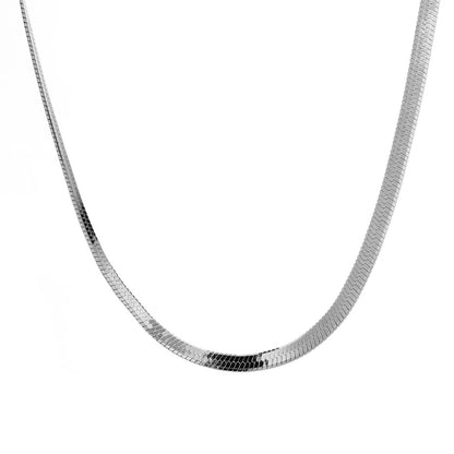 Medusa 5mm Silver Necklace