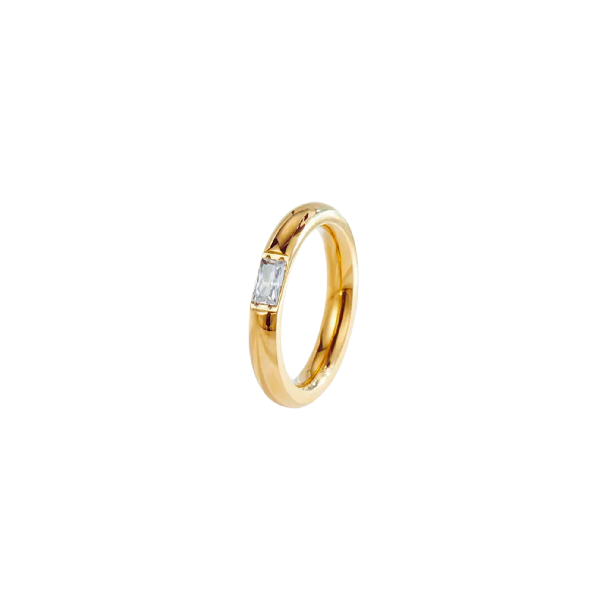 Baguette Solitaire Ring