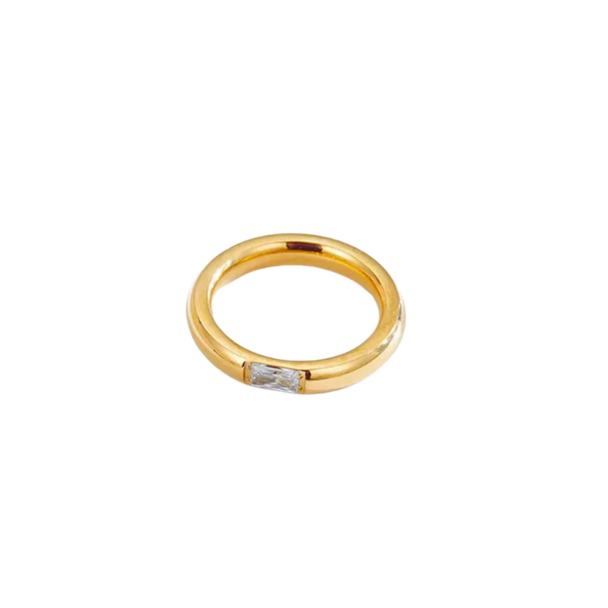 Baguette Solitaire Ring