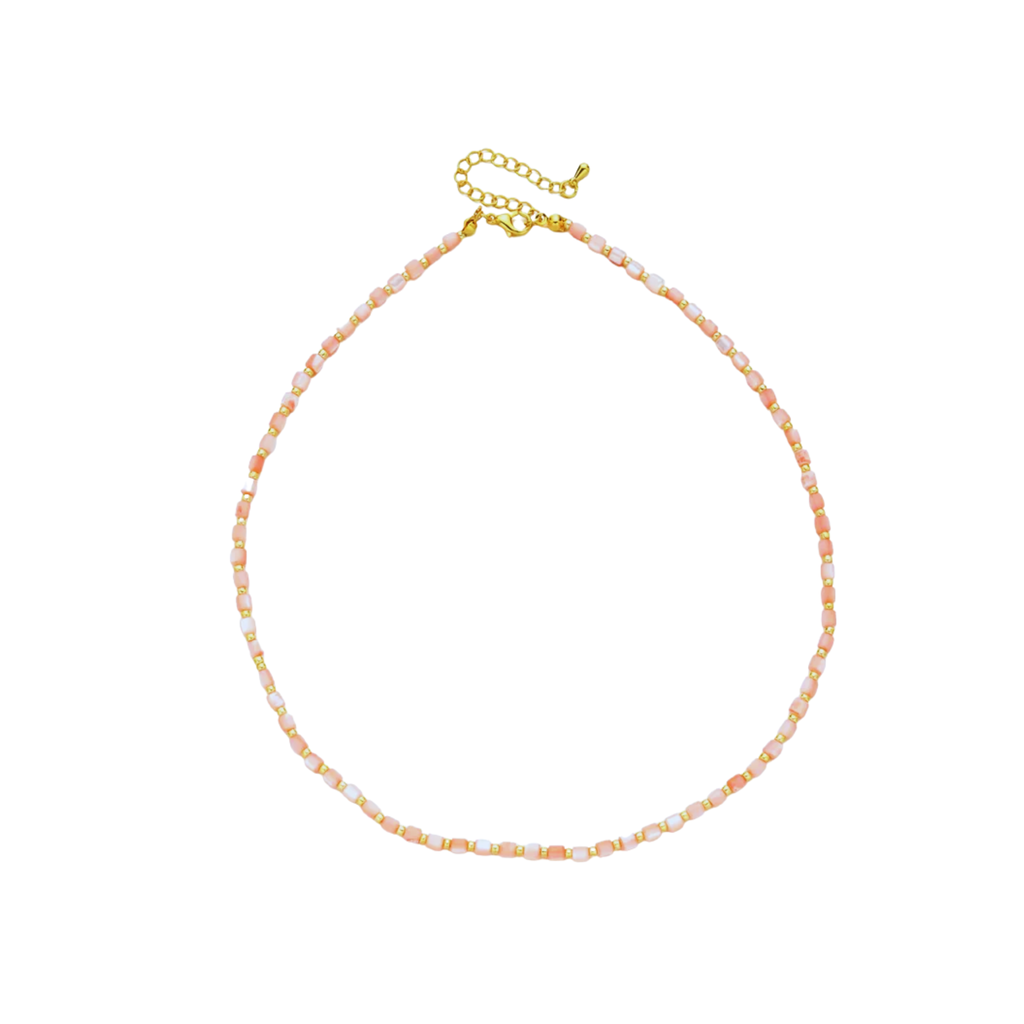 Blush Bead Necklace