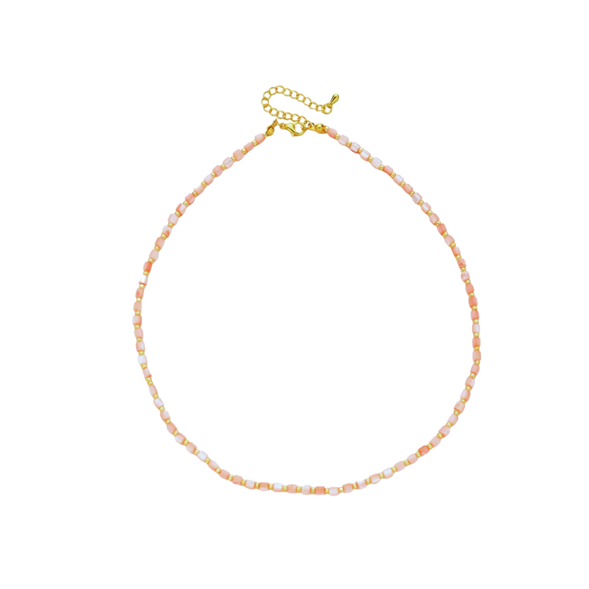 Blush Bead Necklace