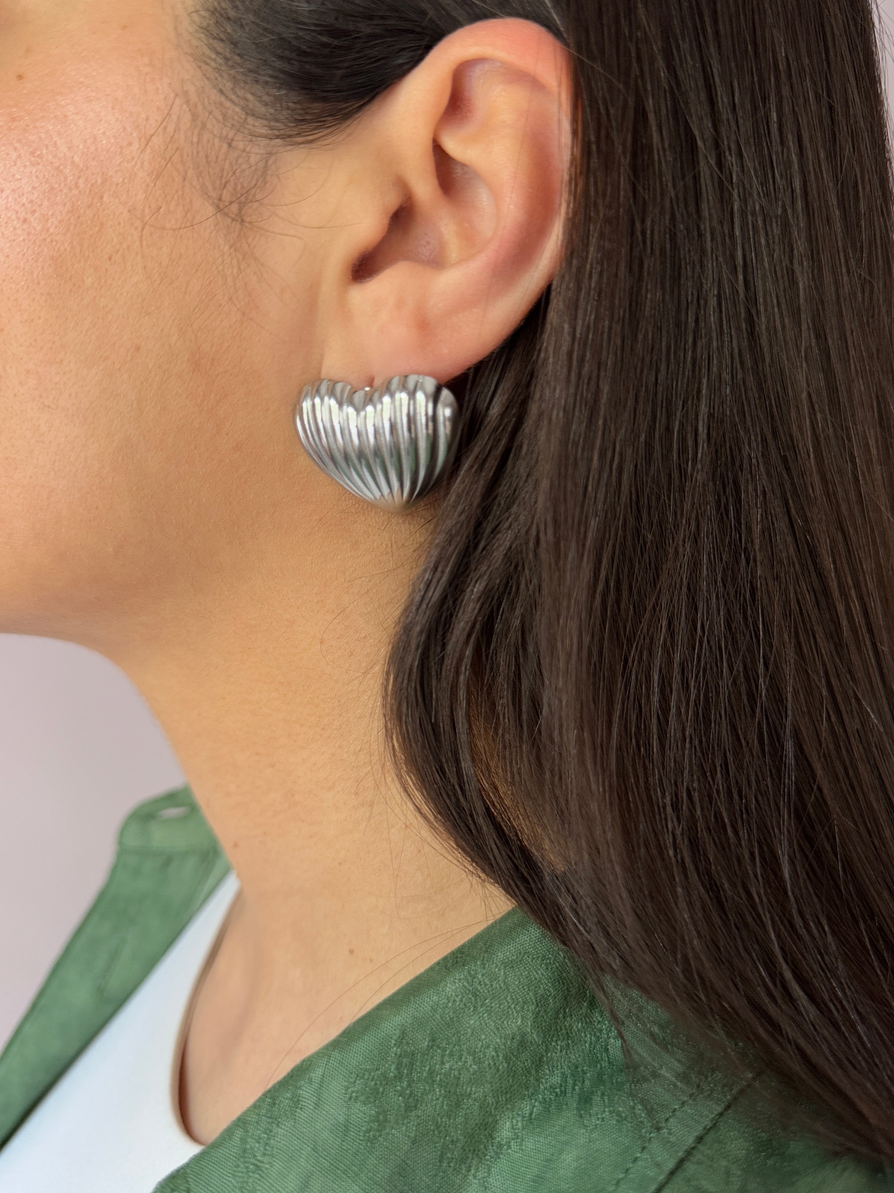 Delphine Silver Earrings