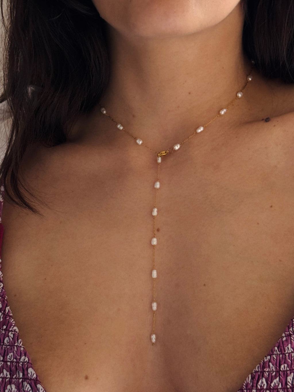 Cascade Pearl Lariat