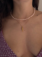 Blush Bead Necklace