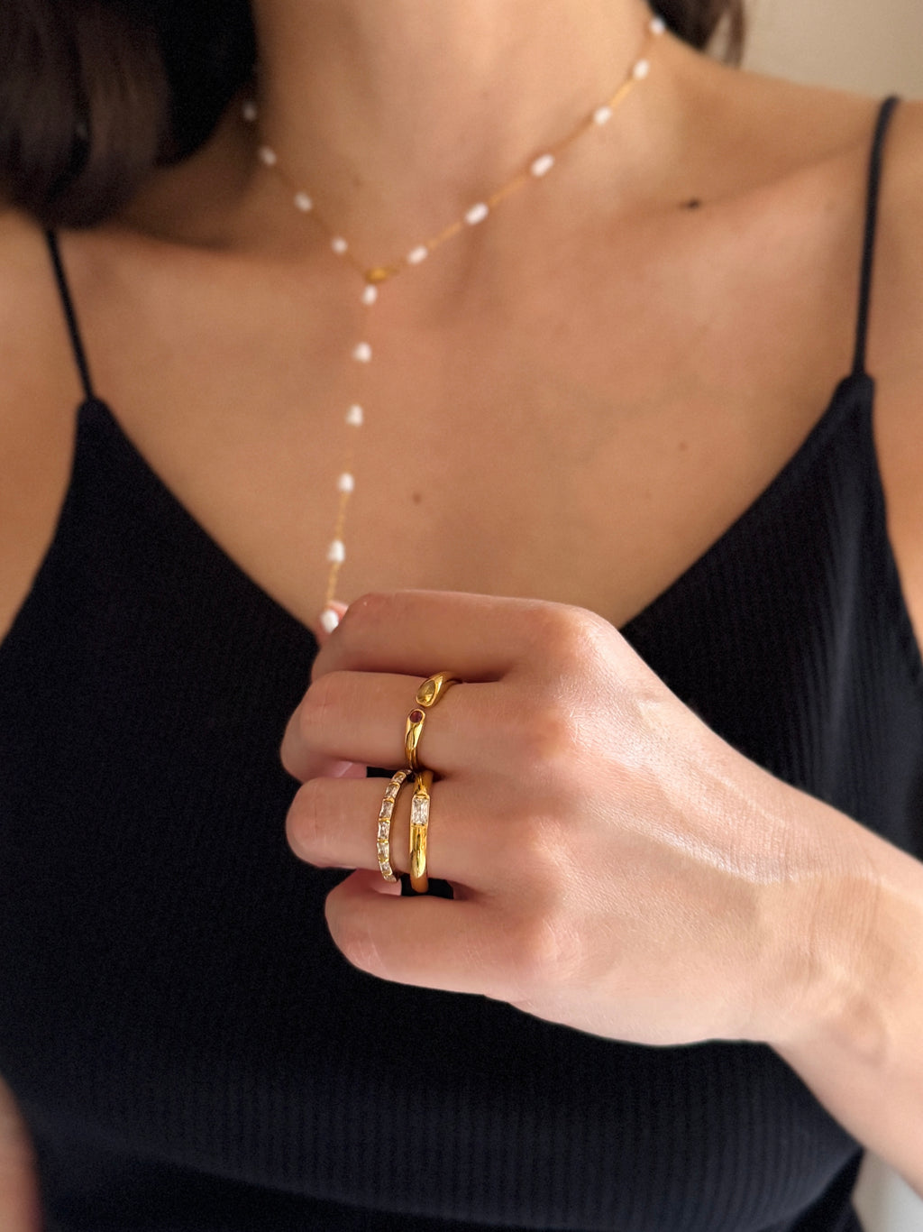 Cascade Pearl Lariat