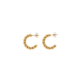 Gold Rope Hoops