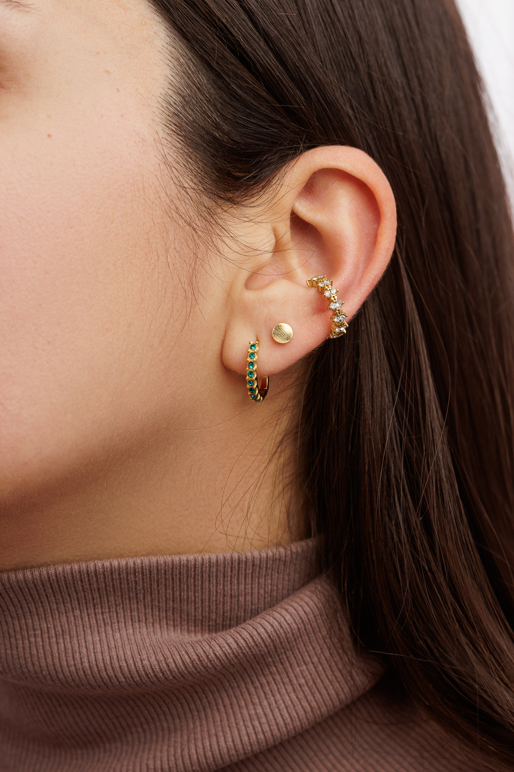 Bonita Golden Hoops - aolani jewellery