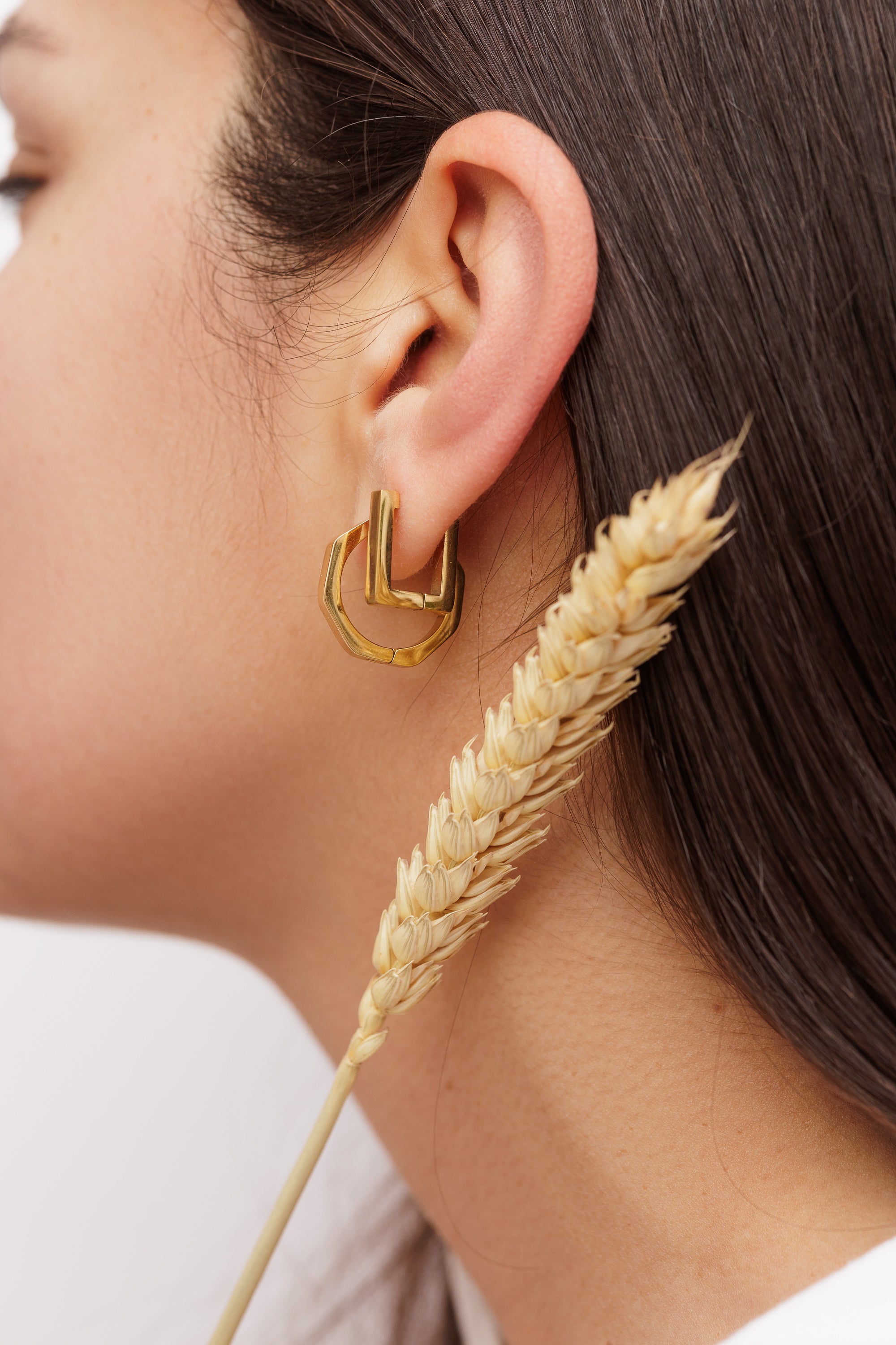 Carré d'or Earrings