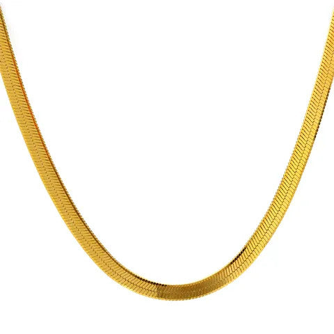 Medusa 5mm Golden Necklace