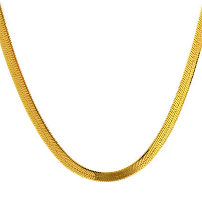 Medusa 5mm Golden Necklace