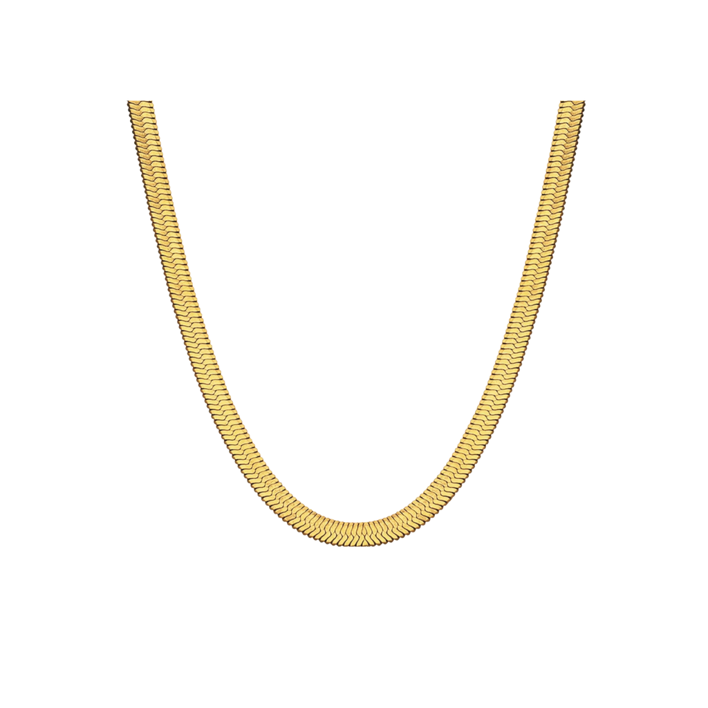 Medusa 5mm Golden Necklace