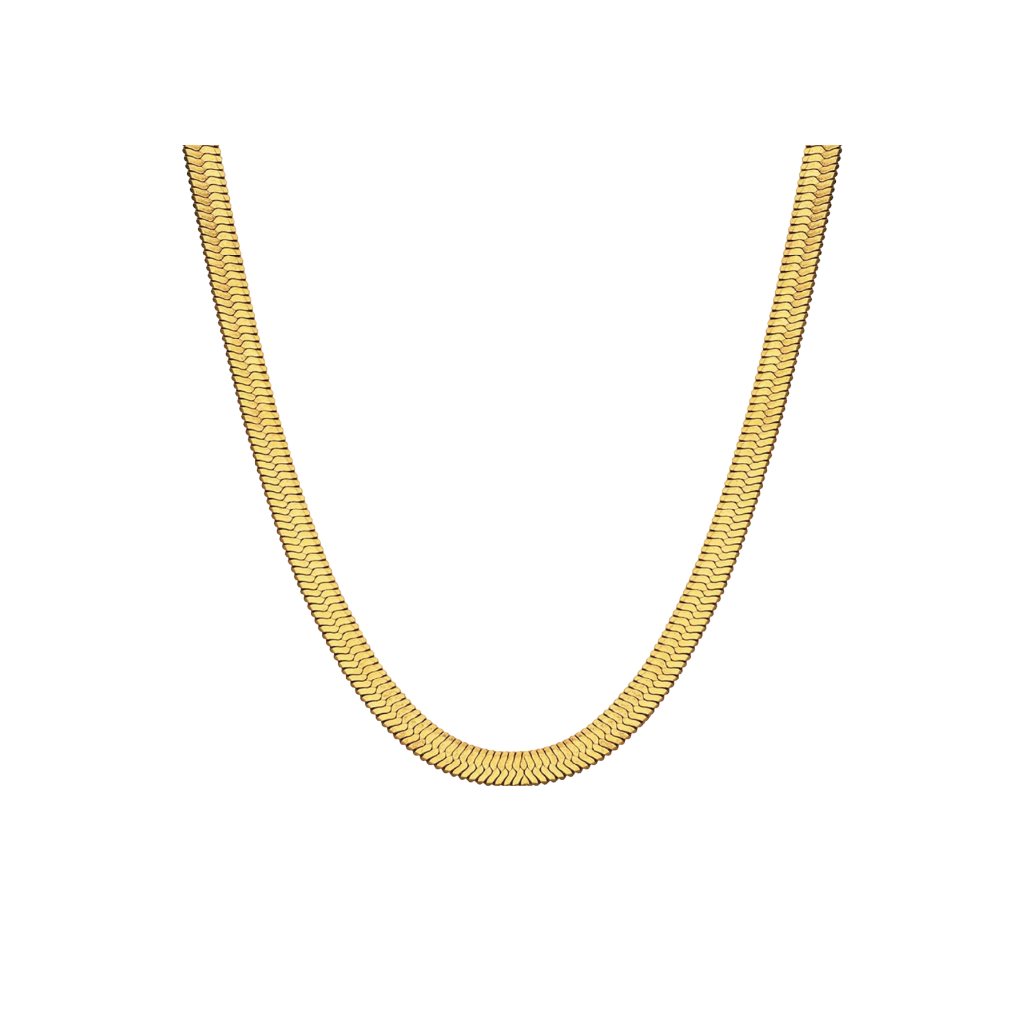 Medusa 5mm Golden Necklace